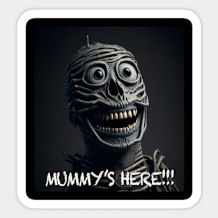 Goofy Mummy Sticker